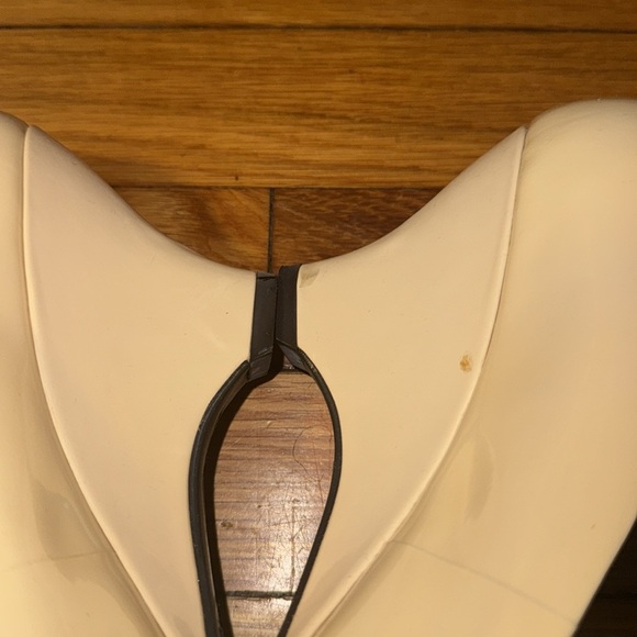 Cream Beige 8.5M Easy Spirit opened Toe Wedge Shoes great condition - Picture 7 of 14